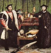 HOLBEIN, Hans the Younger The French Ambassadors USA oil painting reproduction